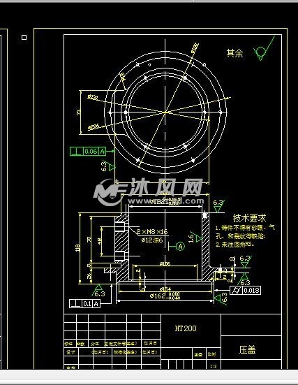 手刹应急制动式排绳机筒 - 输送和提升设备图纸 - 沐风网