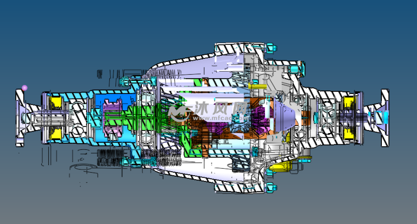 无级变速器3d设计图