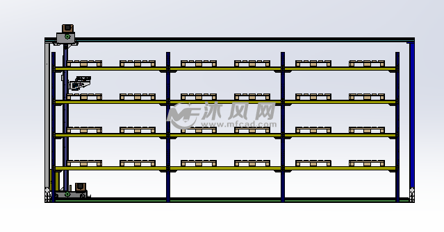 自动化立体仓库sw图