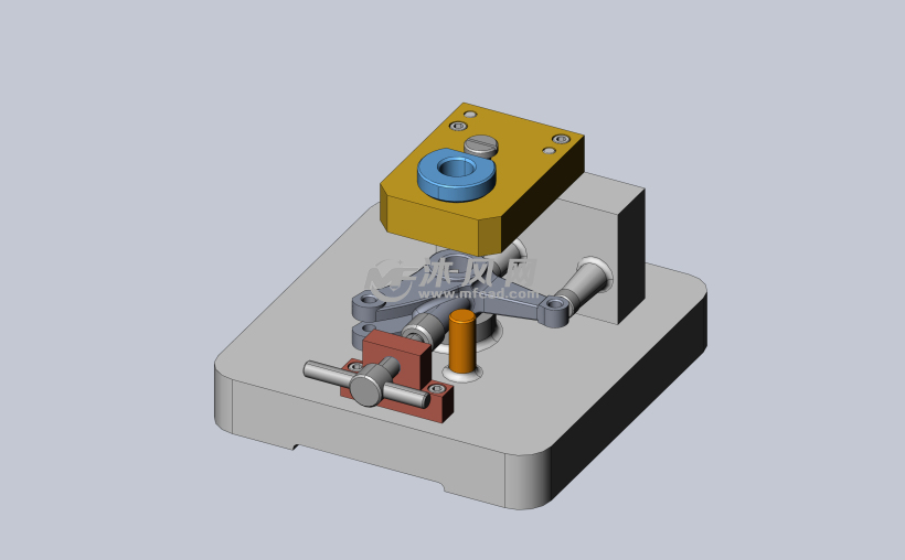 杠杆钻孔20夹具