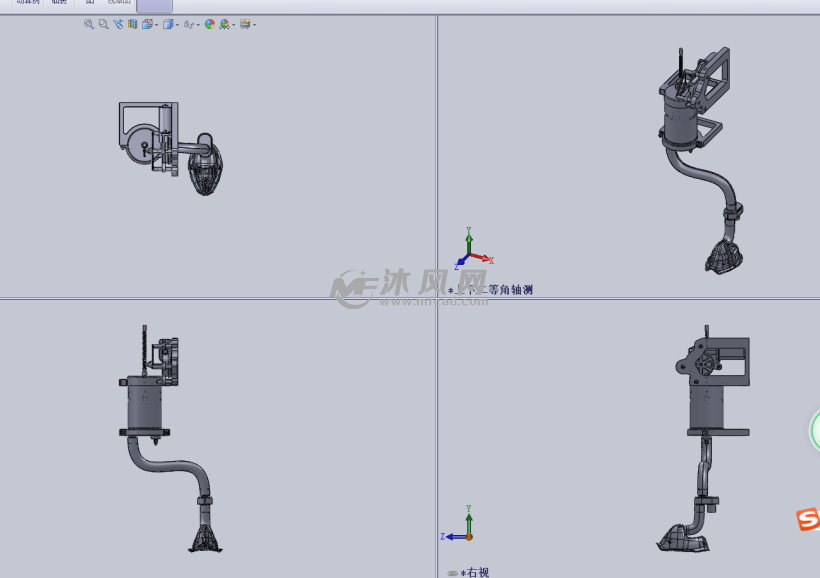 人工呼吸機設計模型三視圖