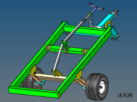 越野拖车3d模型图纸