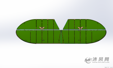 飞机前翼模型图sw