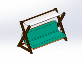 秋千图纸下载_秋千免费图纸,设计模型大全 - 沐风网