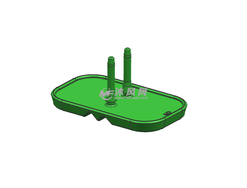 整圈倒扣弹弓顶出注塑模具