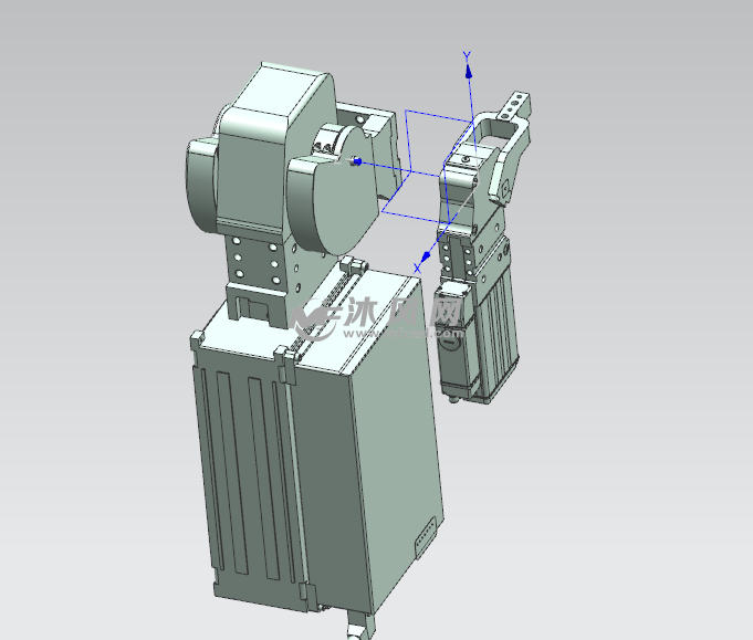 univer电动拨动杆 - 零部件模型图纸 -沐风网
