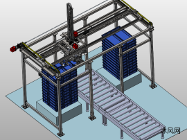 码垛机模型下载_沐风网