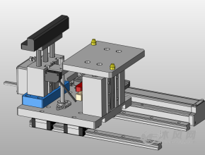 托盘顶升限位定位机构