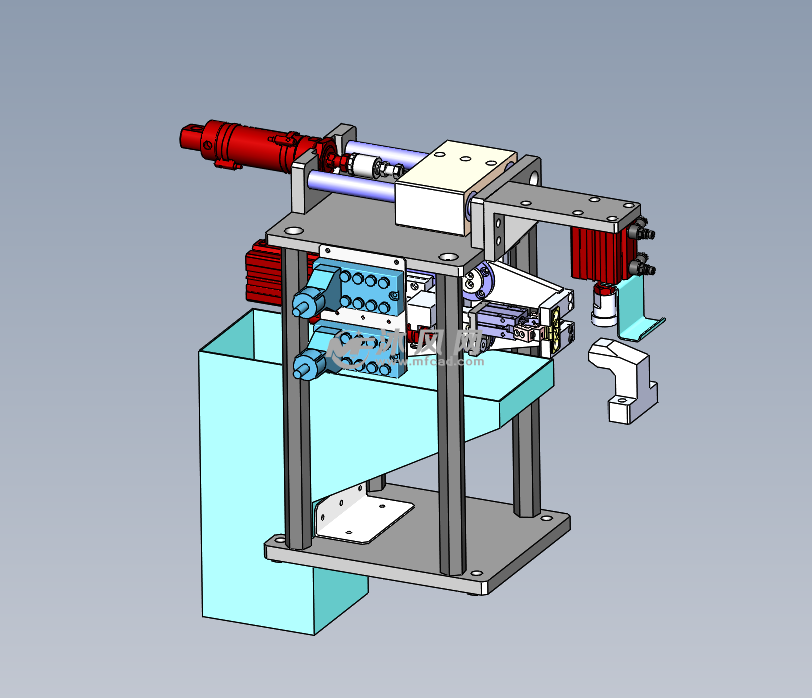 漆包线剥外皮机构模型的视频演示