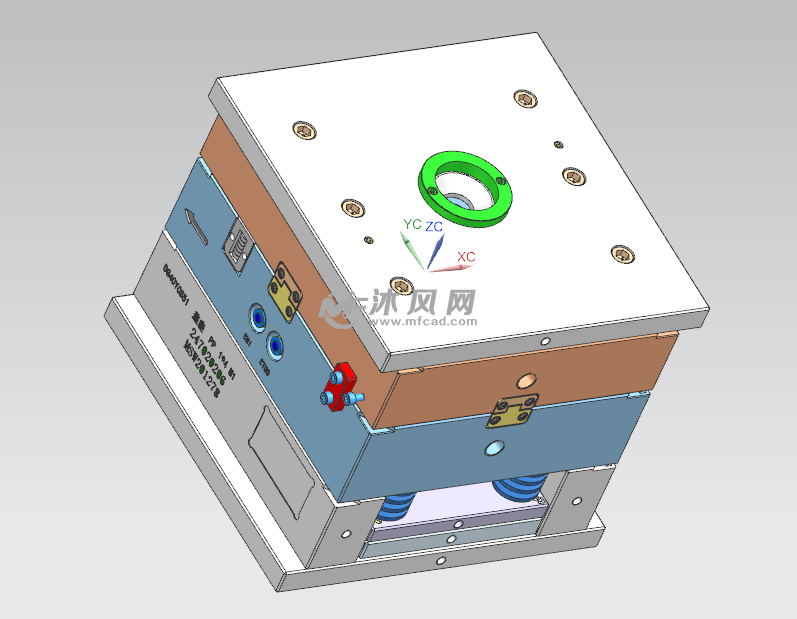 开关按钮壳模具