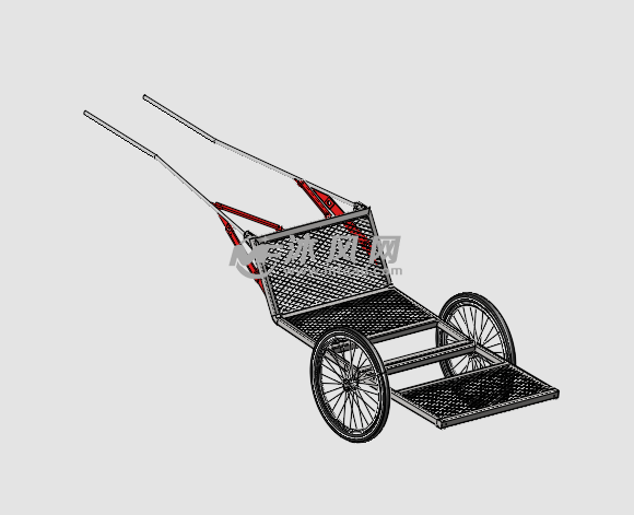 集料拉车设计sw