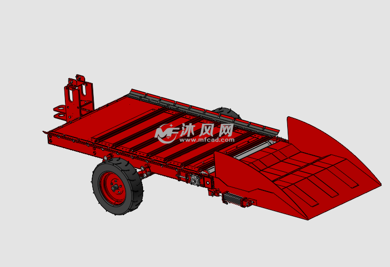 重型农用拖车 - 专用车图纸 -沐风网