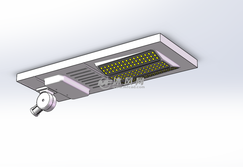 太陽能路燈三維設計模型