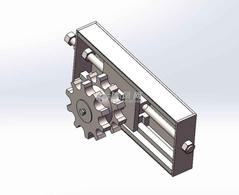 链轮张紧机构模型