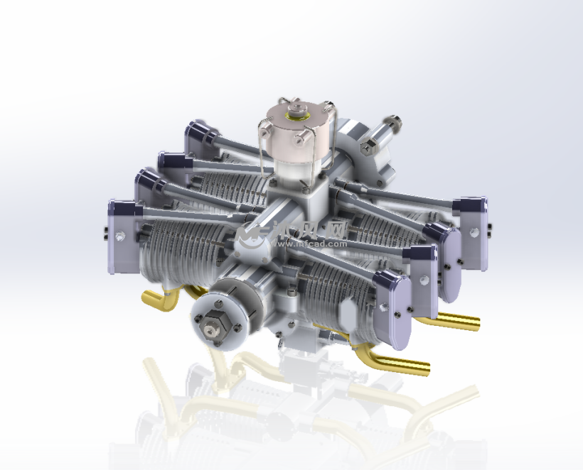 微型四缸发动机