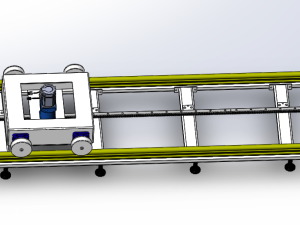 齿轮齿条导轨小车
