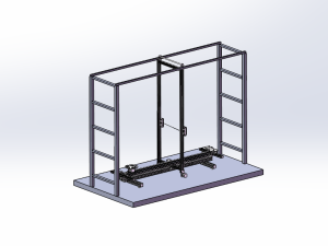 塑料切割机三维模型