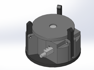 齿轮齿条凸轮三爪夹具