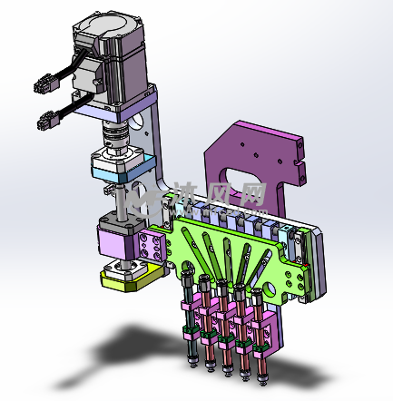 丝杆多变距模组