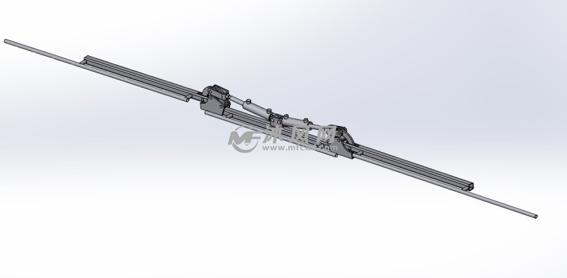 折叠型农药喷洒杆 - 零部件模型图纸 -沐风网