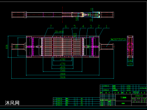 700*700气动双层双向棒条阀