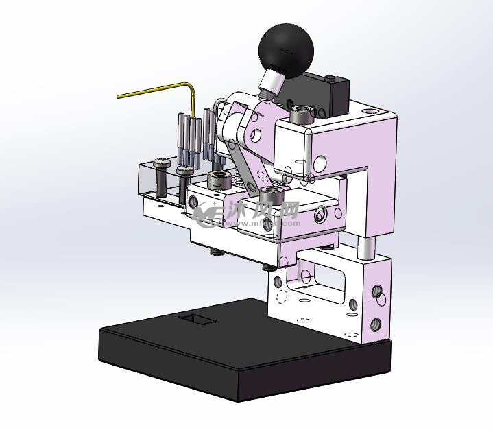8pin分立芯片夹具治具工装