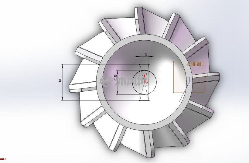叶轮建模免费教程_solidworks三维建模教程_沐风网