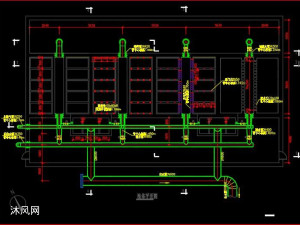 v型滤池施工图 - 环保图纸 - 沐风网