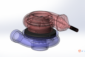 3d打印迷你渦輪風機設計模型圖紙合集的封面圖