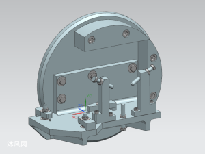 cg-9内置阀五通车床夹具