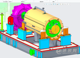 汽轮机三维模型