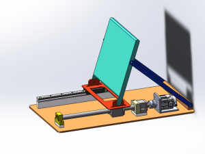 90度翻转机构模型图