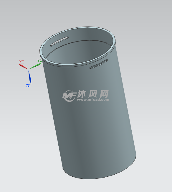 彩色笔筒注塑模具设计图纸