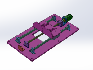 梯形丝杆往复直线运动机构