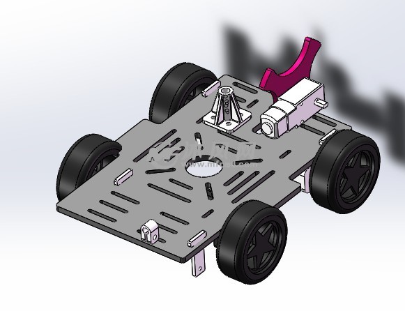 驱动小车总装配体
