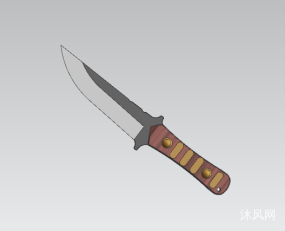 匕首模型图纸