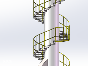 φ1200烟囱旋梯图纸