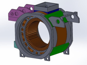 永磁电机定子部分
