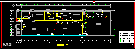 某工业厂房强电布置图