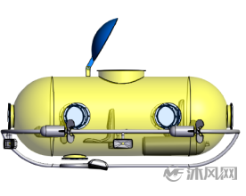 潜水艇设计模型step