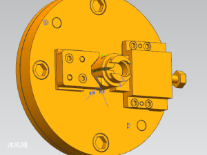 一种偏心套的车端面夹具