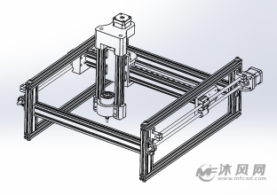 数控加工中心sw-机械加工图纸-沐风网