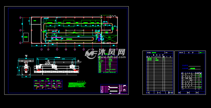 轻型地面方向积放链 - 机械设备图纸 - 沐风网