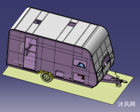 拖挂式房车数据图纸合集的封面图