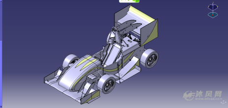 赛车三维模型轴测图