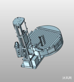 托盘产品旋转包膜自动机构图纸合集的封面图