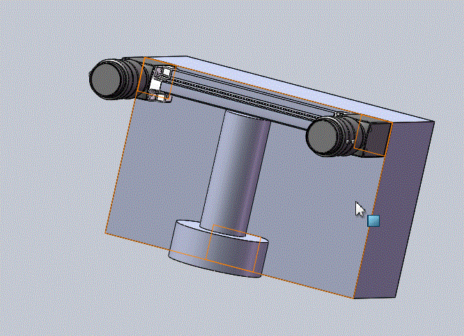 帶視覺攝像頭與掃描機械手的agv小車 - 專用車圖紙 - 沐風網