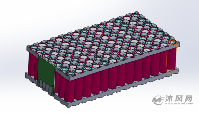 圆柱锂电池模组总成设计