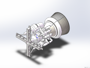 火箭发动机模型图片