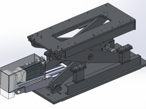 单柱伺服升降机举升机构